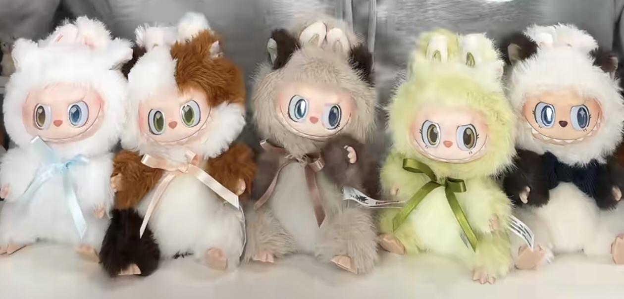 Labubu The Monsters Cat Mode On Vinyl Plush Pendant Blind Box Series