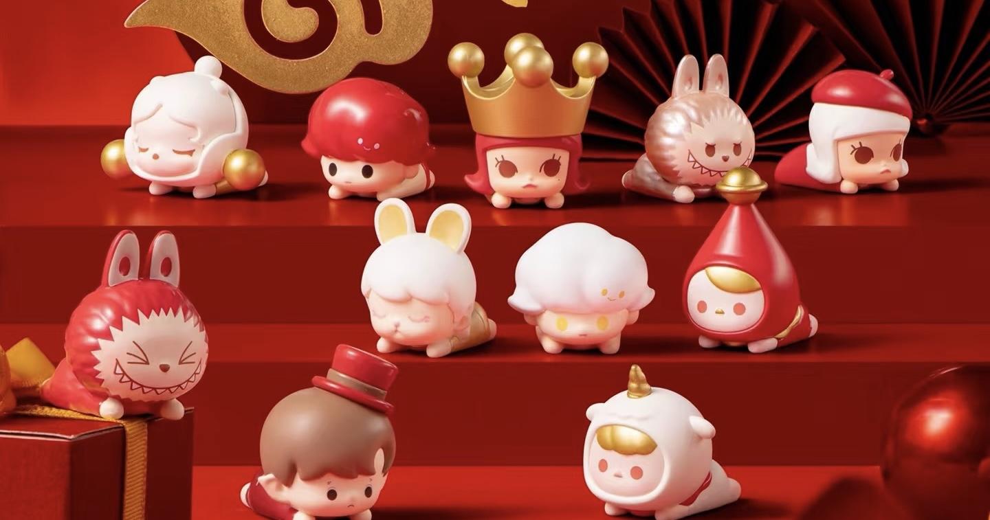 Pop Bean New Years Lying Down Series