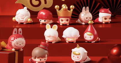 Pop Bean New Years Lying Down Series