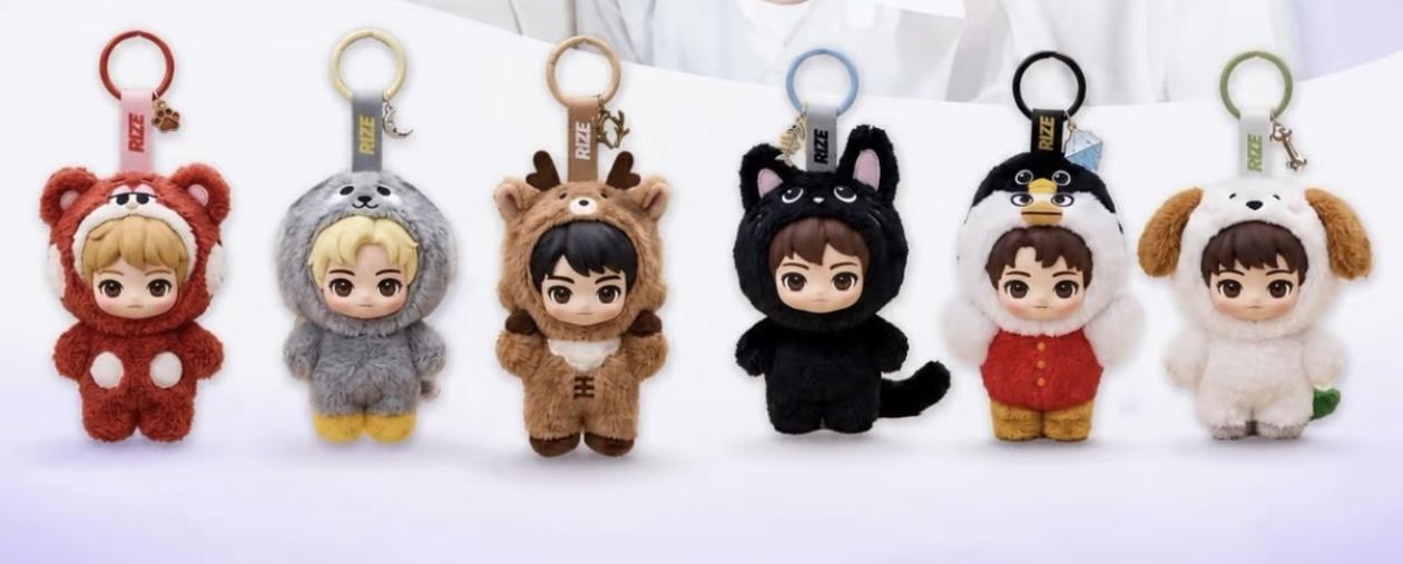 RIIZE Fluffy Club Vinyl Plush Pendant Blind Box Series
