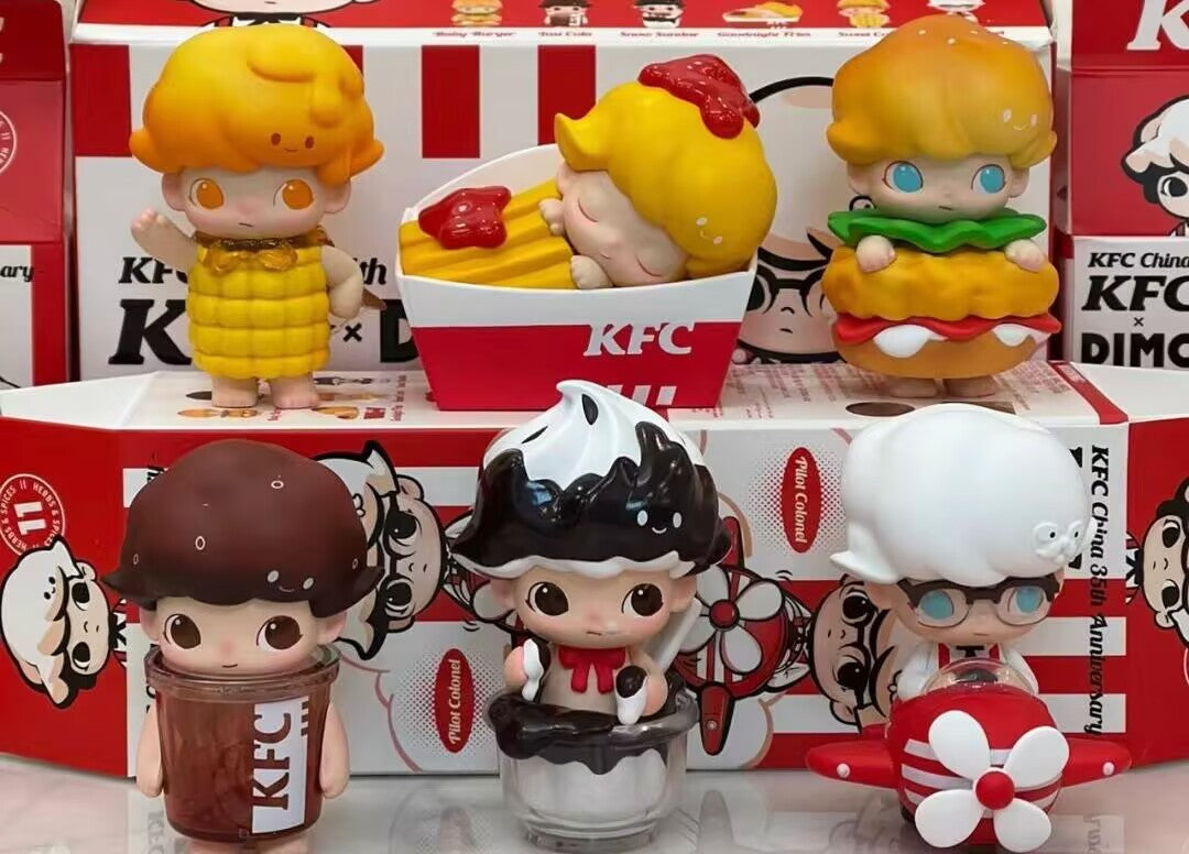 DIMOO Pop Mart DIMOO KFC China 35th Anniversary BUCKET Series – TOYSEZ