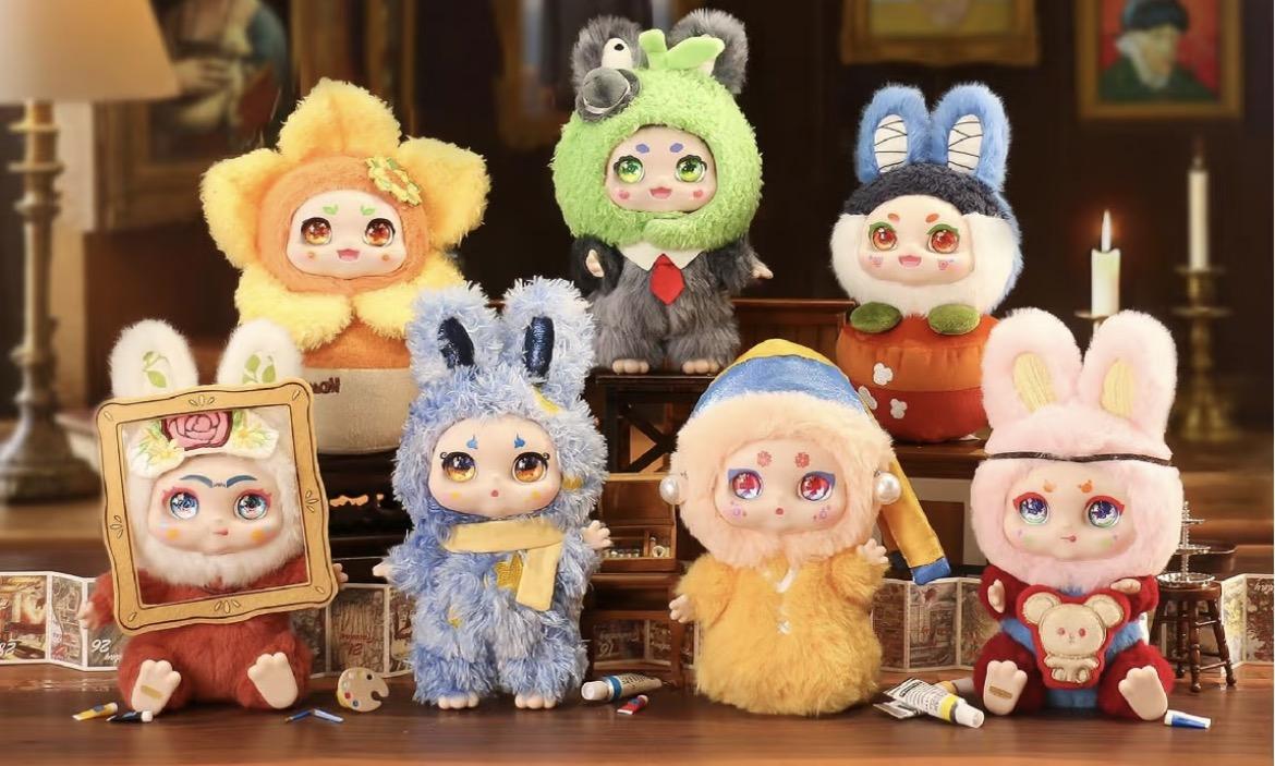 Kimmon Explore Famous Paintings Plush Blind Box Series