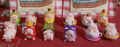 LuLu the Piggy Picnic Party Mini Bean Blind Bag Series