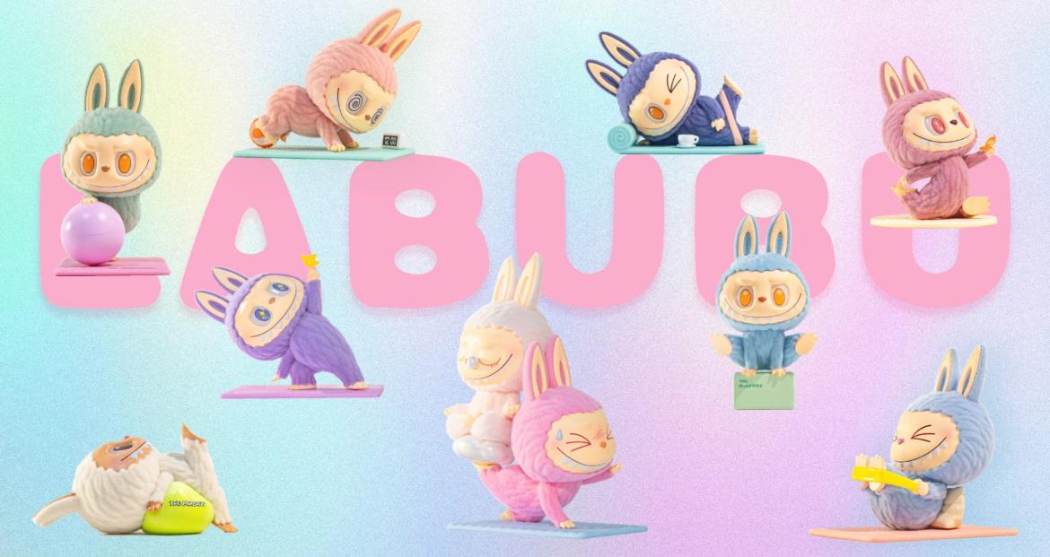 Labubu The Monsters Lazy Yoga Series