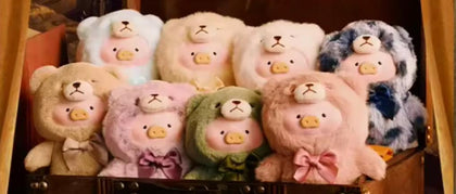 LuLu the Piggy Vintage Teddy Shop Vinyl Face Series