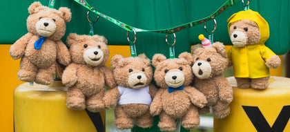Ted2 Teddy Bear Action Plush Pendant Series