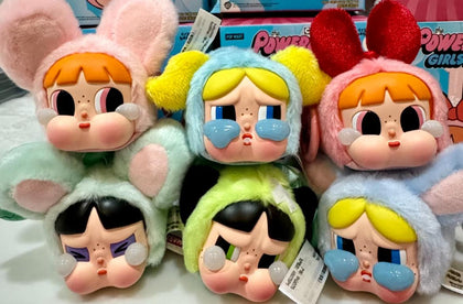 Crybaby Powerpuff Girls vinyl face pendant keychain Series