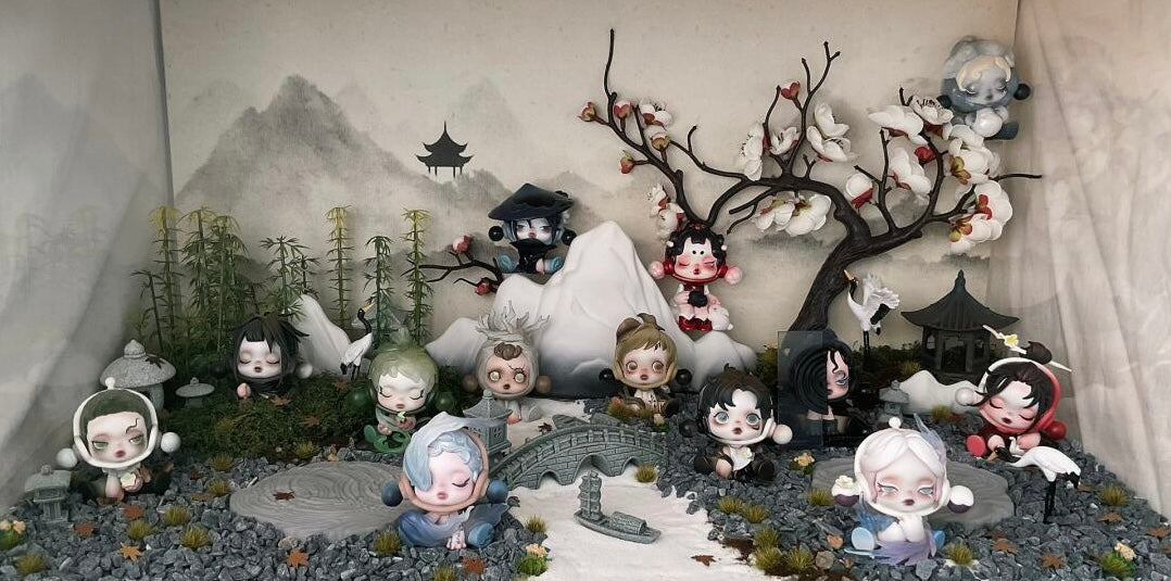 Skullpanda The Ink Plum Blossom Series