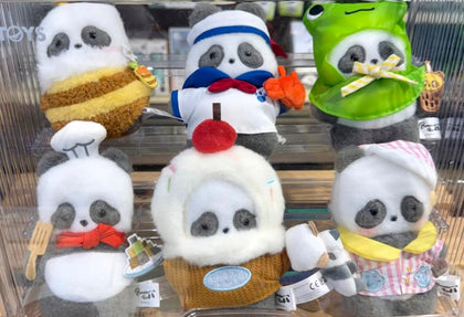 Panda Roll Happy Weekend Plush Pendant Blind Box Series
