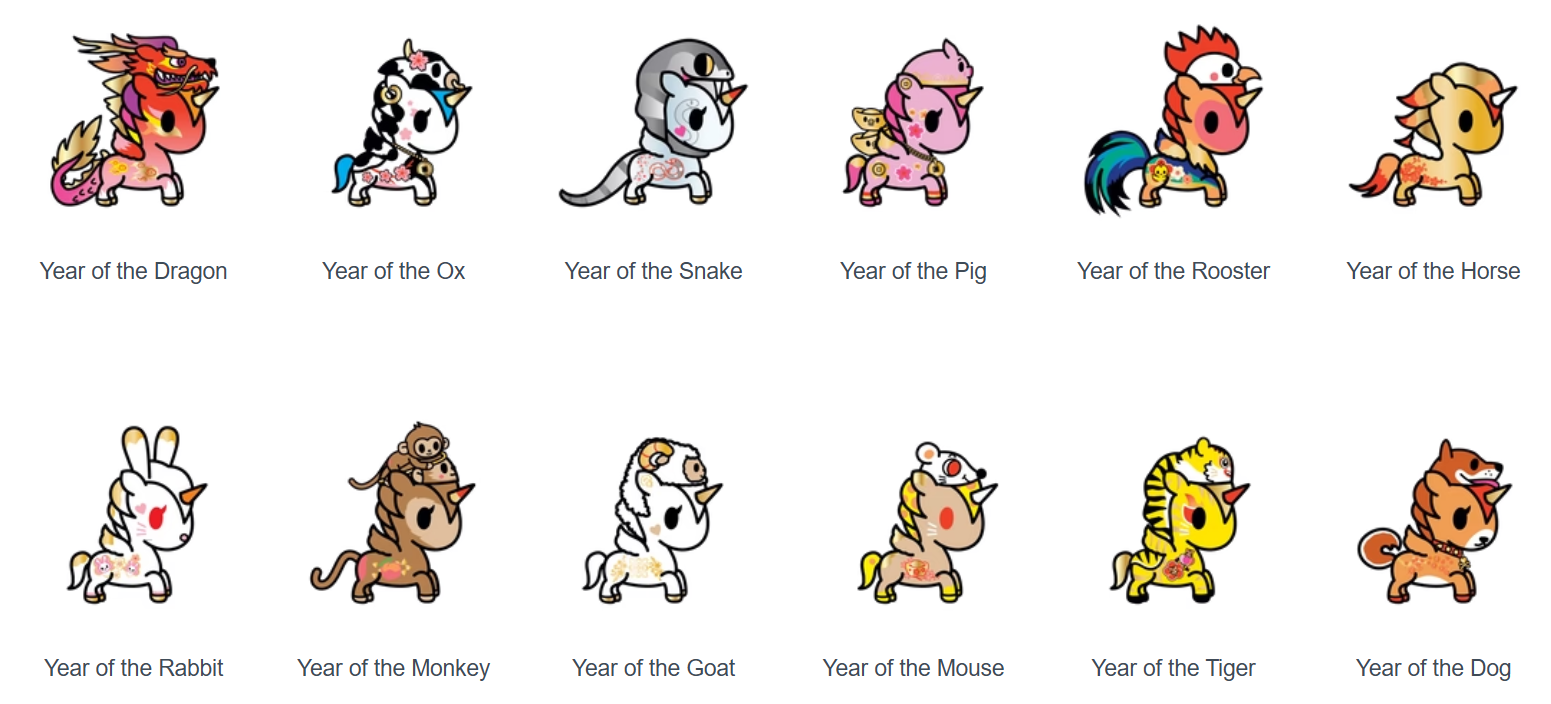 Lunar Calendar Unicorno Series