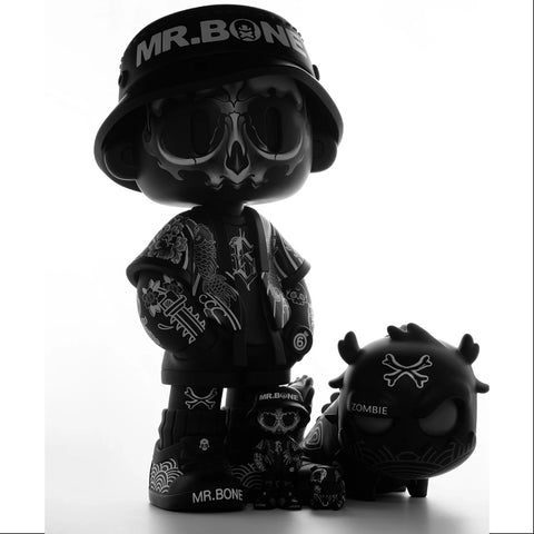 MR.BONE Black Tatoo 400% & 100% Set 2025 Limited Edition