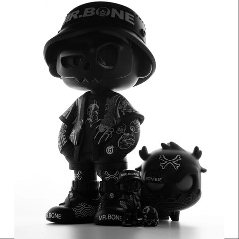 MR.BONE Black Tatoo 400% & 100% Set 2025 Limited Edition