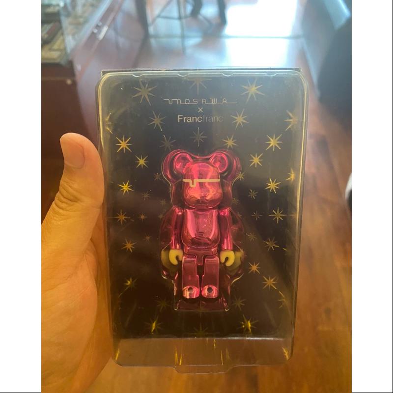 Bearbrick Francranc Purple 100% Limited Medicom Be@rbrick