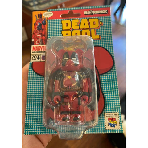 Bearbrick MARVEL DEAD POOL 100% Limited Medicom Be@rbrick