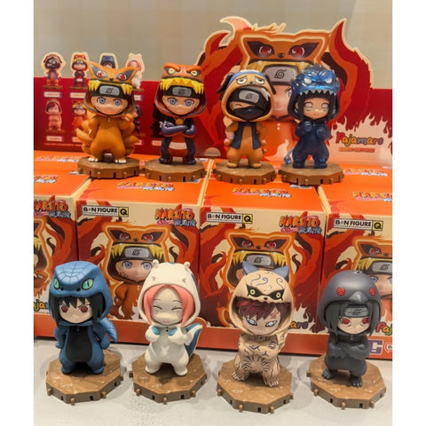 Naruto Shippuden Q Pajamars Blind Box Series: Whole Set (Opened Box)