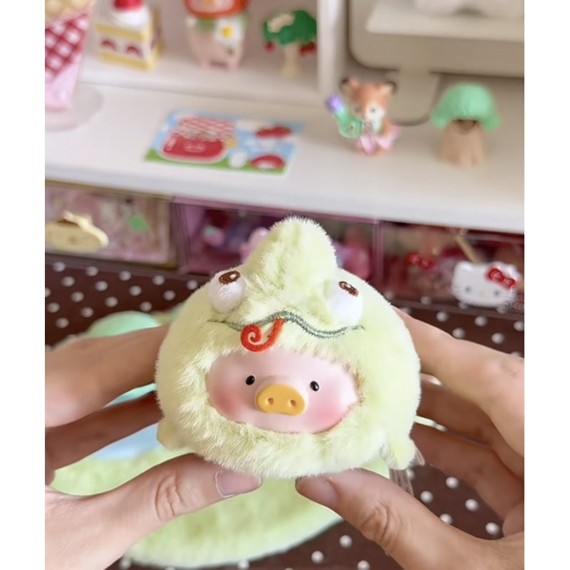 LuLu the Piggy Animal Party Series 2 Stick Together Plush Blind Box Series: Chameleon (Confirmed Style)