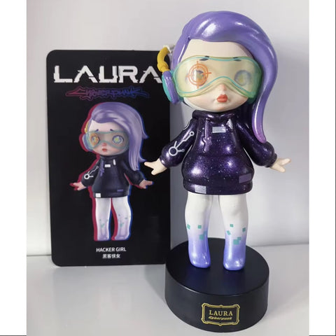 Laura Cyberpunk Series Hacker girl