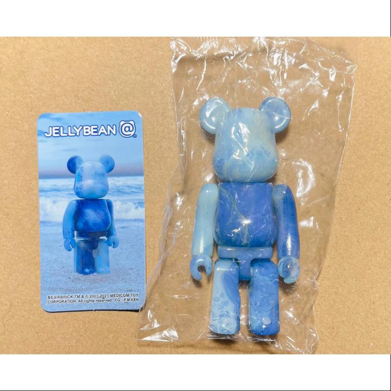 Bearbrick Series 43 JELLYBEAN Blue 100%