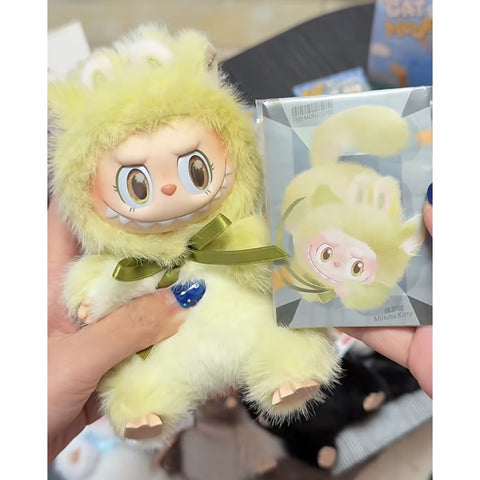 Labubu The Monsters Cat Mode On Vinyl Plush Pendant Blind Box Series: Matcha Kitty (Confirmed Style)