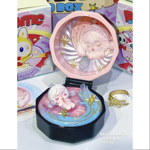 Skullpanda Pop Mart Romantic Ring Box Series 4 Skullpanda Melody of Moonlight