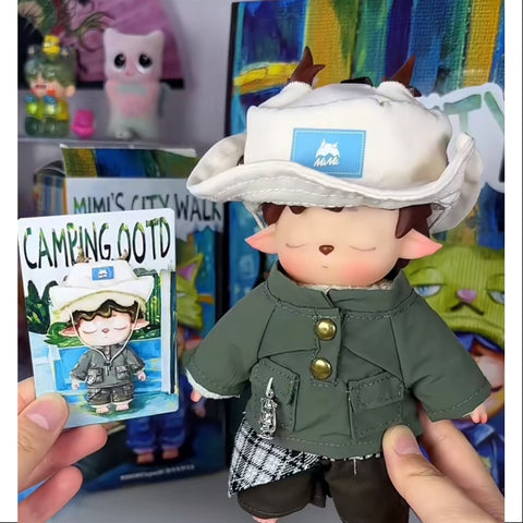 MIMI's City Walk Series Vinyl Plush Pendant Secret Camping OOTD(1/108)