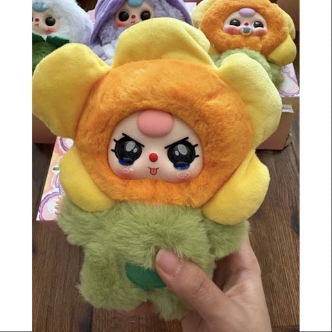 Baby Three Where is Spring Plush Pendant Series Sunflower