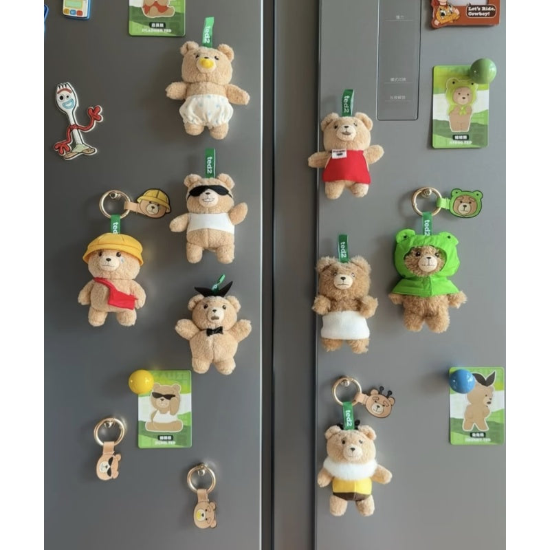 Ted2 2.0 Baby Ted Action Plush Pendant Blind Box Series: Whole Set (Opened Box)