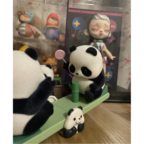 Panda Roll Kindergarten Blind Box Series: Seesaw Left (Confirmed Style)