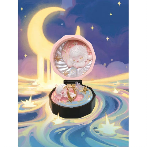 Skullpanda Pop Mart Romantic Ring Box Series 4 Skullpanda Melody of Moonlight