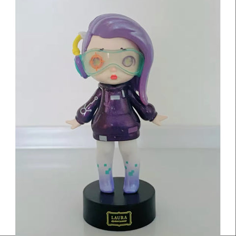 Laura Cyberpunk Series Hacker girl