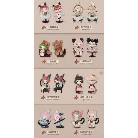 Dual Bear Attic Encounter Blind Box Series: Whole Set (Opened Box)