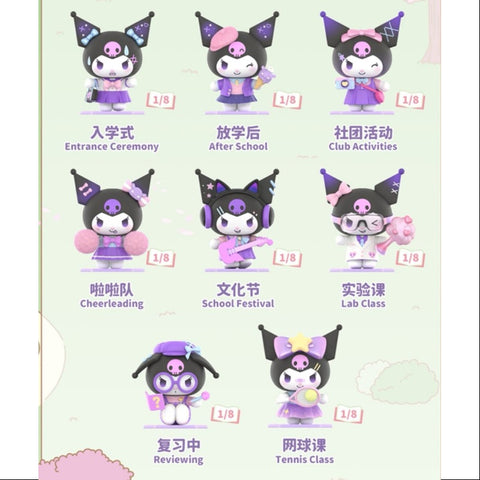 Kuromi School Diary Series Whole Set Opened