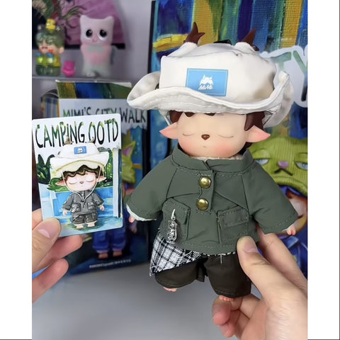 MIMI's City Walk Series Vinyl Plush Pendant Secret Camping OOTD(1/108)