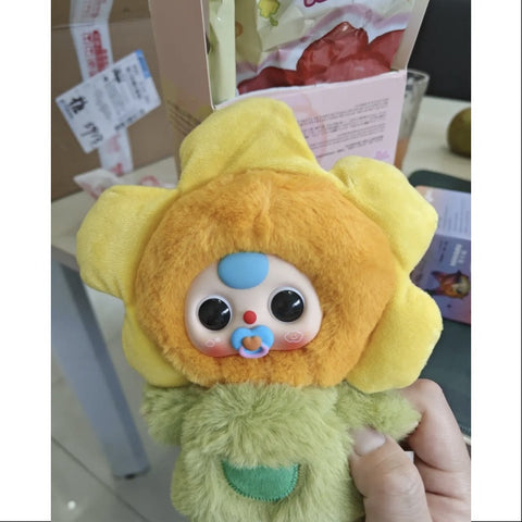 Baby Three Where is Spring Plush Pendant Series Sunflower