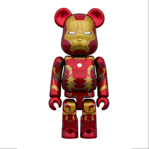 Bearbrick Iron Man Mark 43 400% & 100% Be@rbrick 2024 Limited