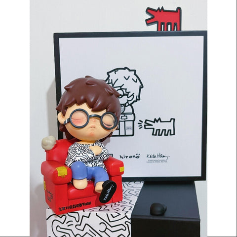 Hirono x Keith Haring Large ver. Art Toy Figurine 2024 LIMITED