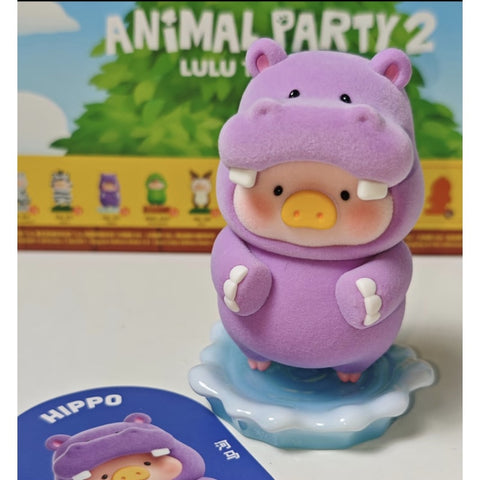 LuLu the Piggy Animal Party 2 Blind Box Series: Hippo (Confirmed Style)