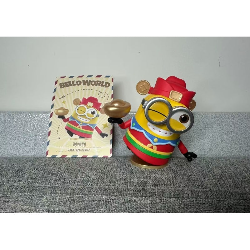 Minions Bello World Blind Box Series: Good Fortune Bob (Confirmed Style)