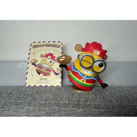 Minions Bello World Blind Box Series: Good Fortune Bob (Confirmed Style)