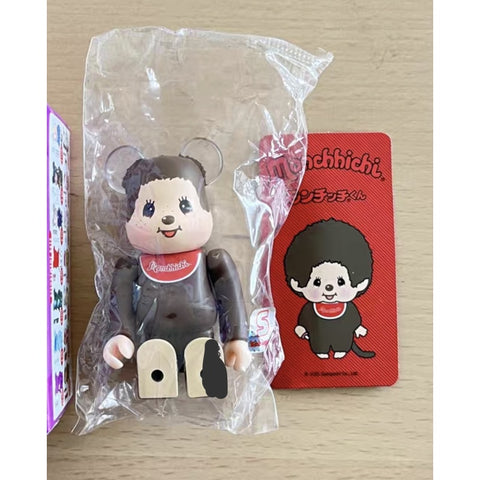 Bearbrick Series 50: ANIMAL Monchhichi Kun 100% (Confirmed Style)