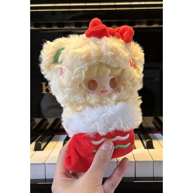 Yooki Jingle Bells Plush Pendant Series: Socks Gift Bear (Secret Edition) | TOYSEZ Data
