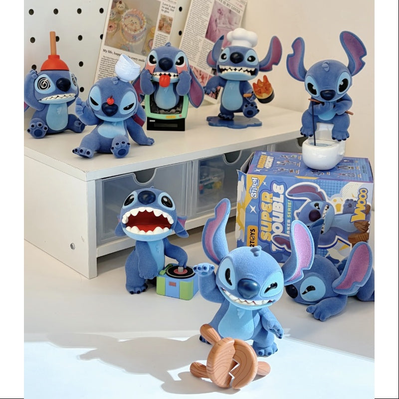 Disney Stitch Super Trouble Maker Series Whole Set Opened