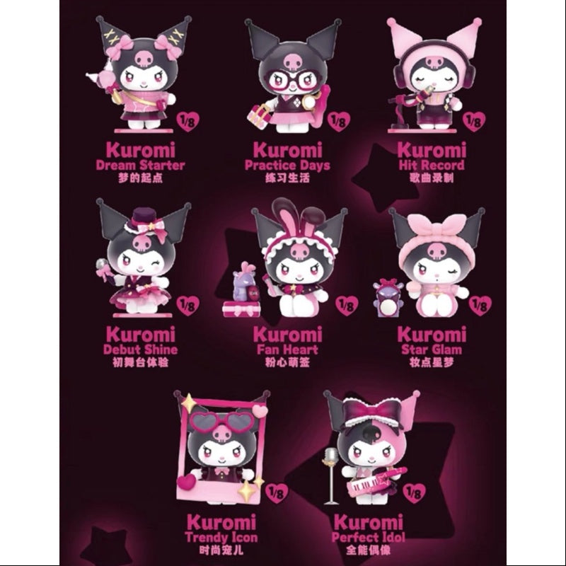 Kuromi Sparking Idol Series Whole Set Opened