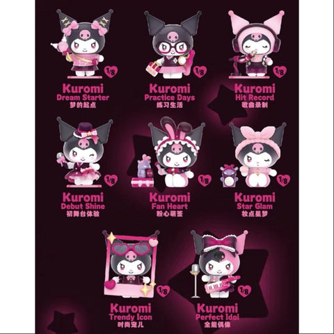 Kuromi Sparking Idol Series Whole Set Opened