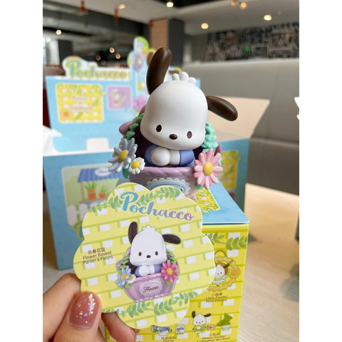 Sanrio Characters Pochacco Flower & Childhood Series Flower Basket