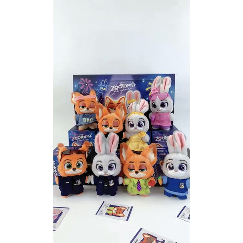 Zootopia Ace Duo Plush Pendant Blind Box Series: Whole Set (Opened Box)
