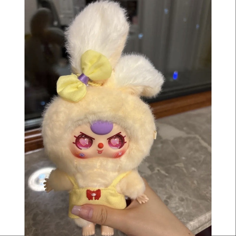 Baby Three Macaron Cute Bunny Plush Series Yellow bunny
