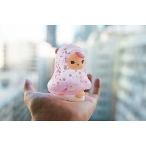 PUCKY x The Ghost-Sparkle Pink Figure 2022 Limited edition