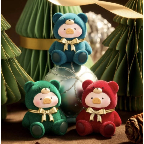 LuLu the Piggy Teddy Mini Winter Trio 2025 Limited Edition