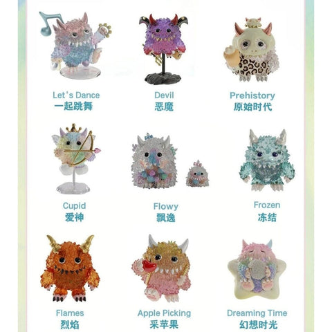 Instinctoy Monster Fluffy Joyful Life Complete Set